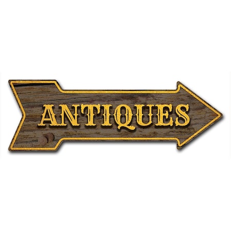 Antiques Arrow Decal Funny Home Decor 18in Wide